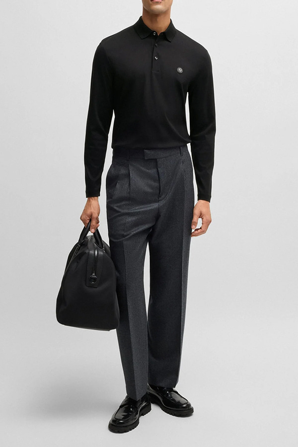 ΜΠΛΟΥΖΑ POLO BOSS - 002 ΜΑΥΡΟ